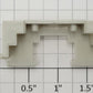 S-Helper 653-11-01 Unpainted Plastic Multiple Unit Switcher Pilot Base
