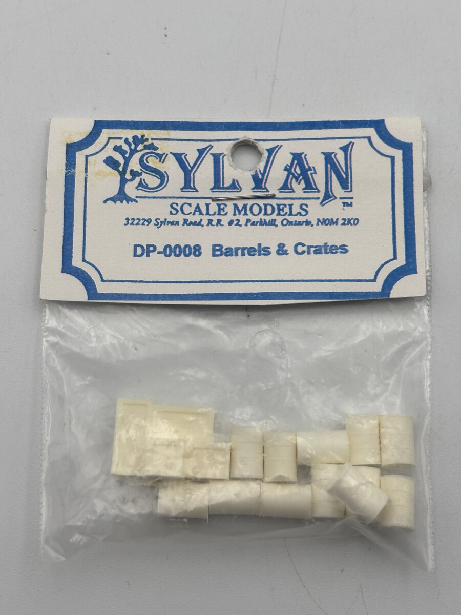 Sylvan Scale Models DP-0008 HO Barrels & Crates