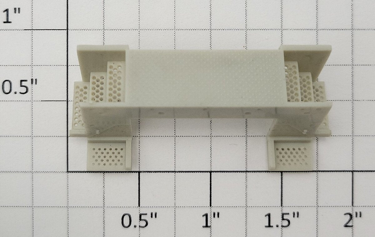 S-Helper 653-11-02-SH Unpainted Plastic Switcher Short Pilot Base