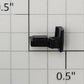 S-Helper 661-18-08 Black Plastic AF Coupler Knuckle