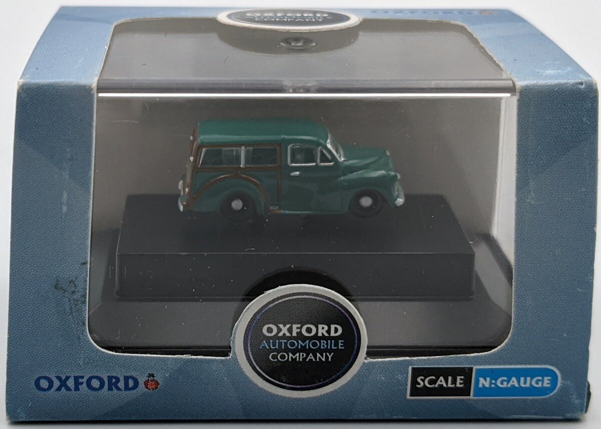 Oxford Diecast NMMT005 N Aqua Morris Traveller