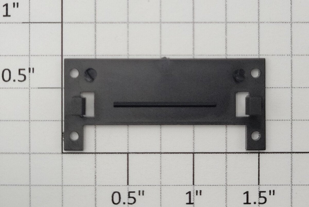 S-Helper 661-18-11 Black Plastic PCB Frame with Cut-out