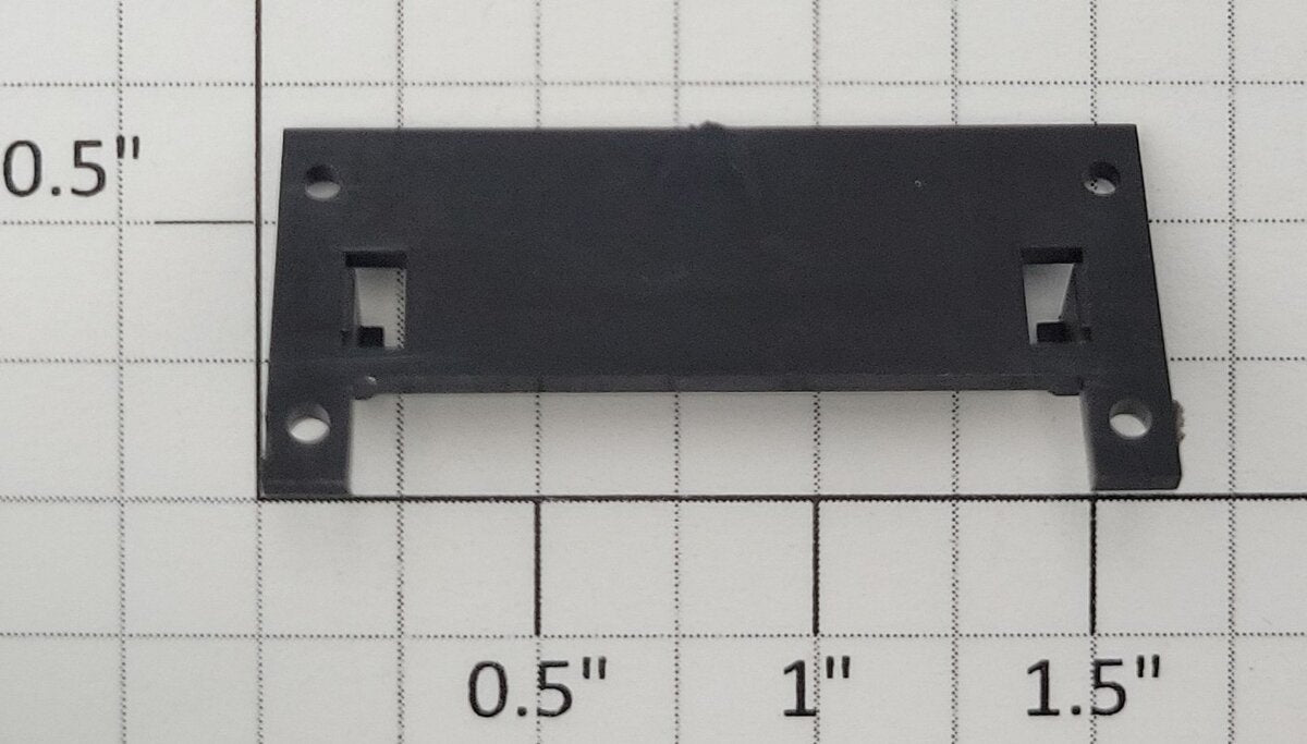 S-Helper 661-18-11 Black Plastic PCB Frame with Cut-out