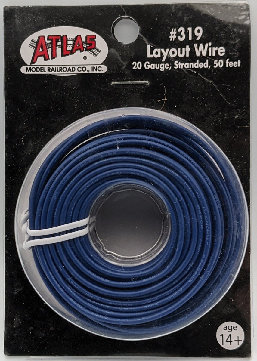 Atlas 319 20 Gauge Stranded Layout Wire 50ft