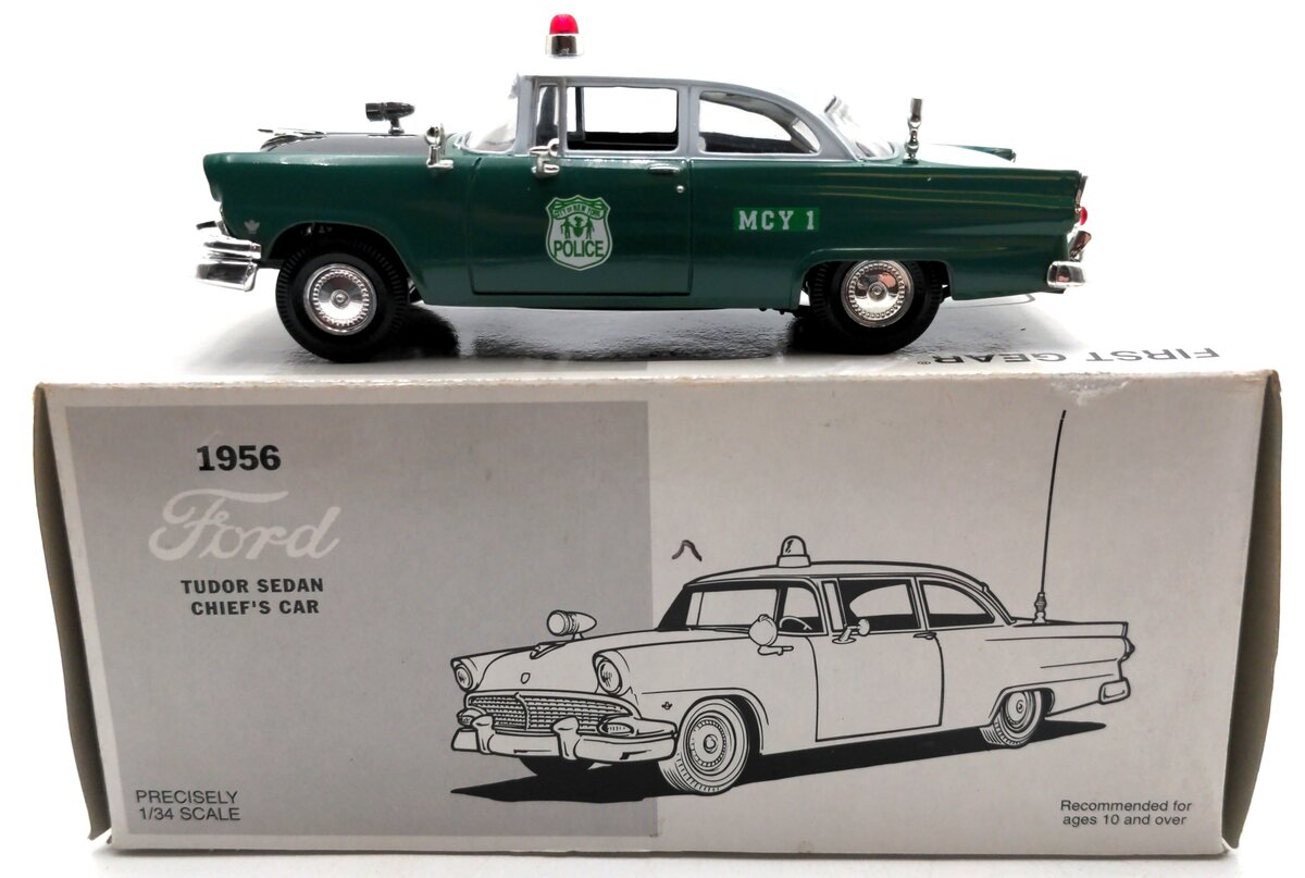 First Gear 19-2078 1/34 Scale 1956 Ford Tudor Sedan Chief's Car