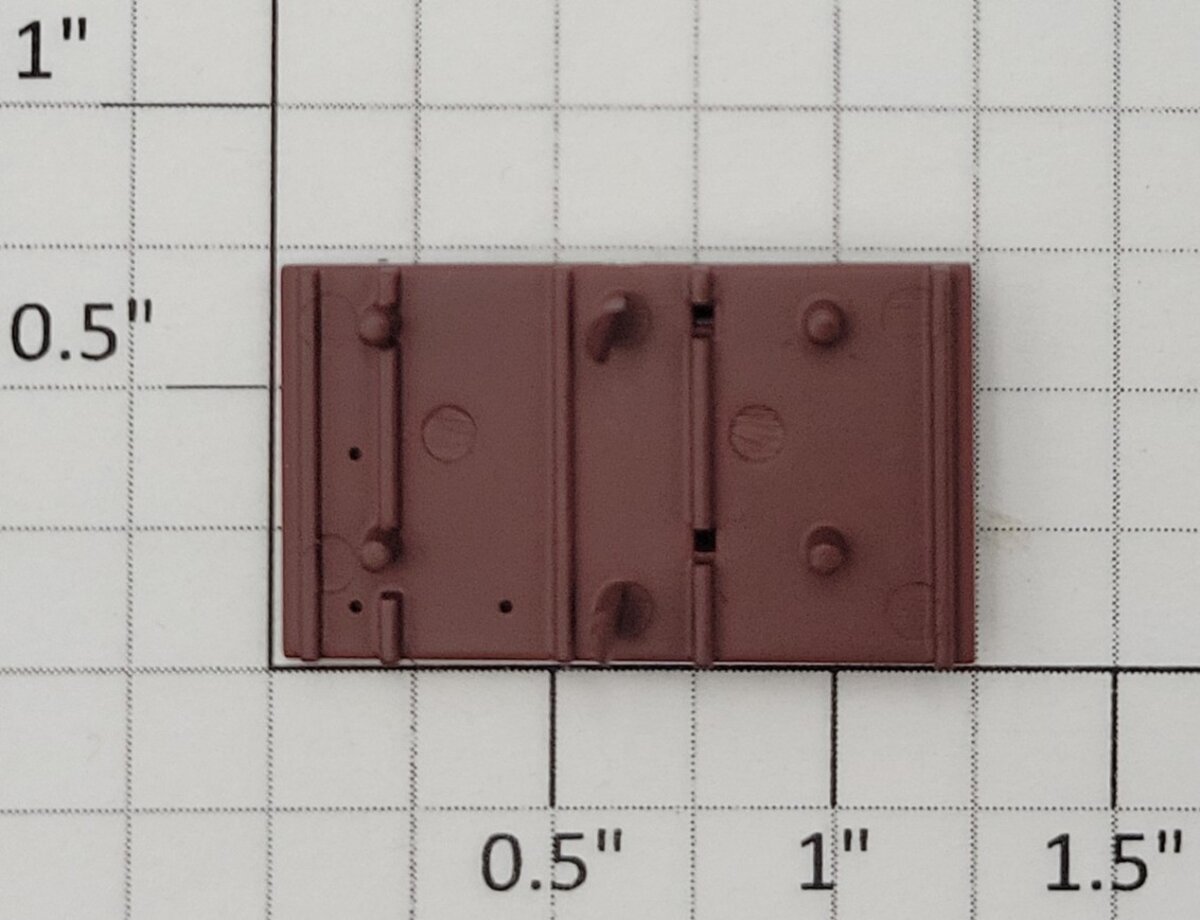 S-Helper 656-05-01-BR Brown Plastic Right Hatch Base - Version 2