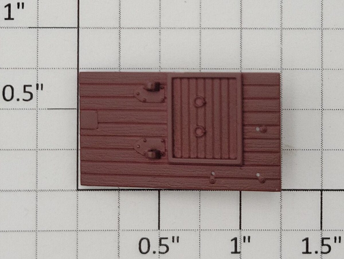 S-Helper 656-05-01-BR Brown Plastic Right Hatch Base - Version 2