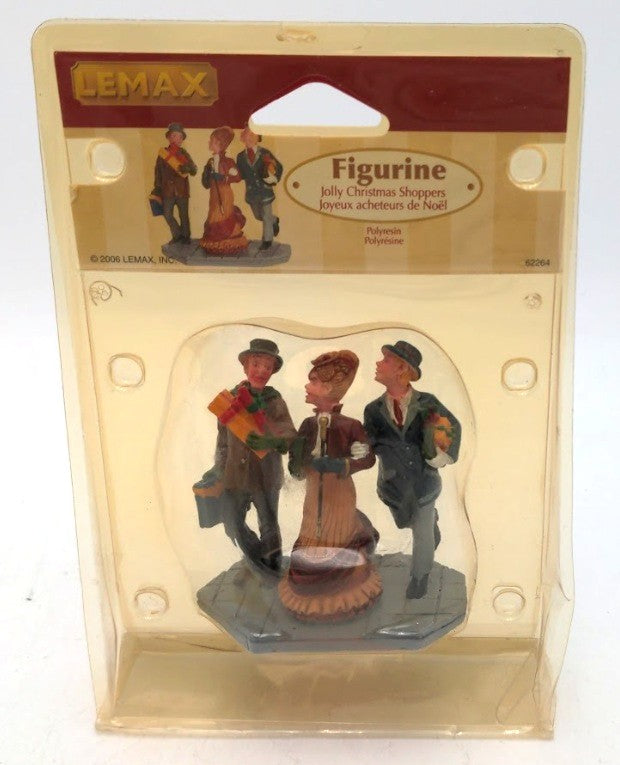 Lemax 62264 Christmas Village Collection Jolly Figurine Christmas Shoppers
