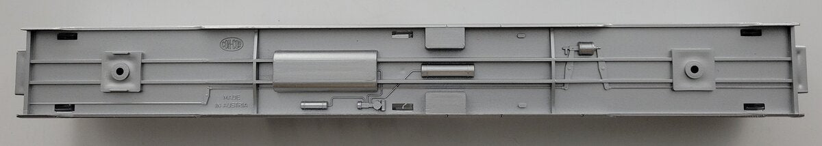 Con-Cor 85710 Gray California Zephyr 85' Budd Dome with Corrugated Sides kit