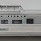 Con-Cor 85710 Gray California Zephyr 85' Budd Dome with Corrugated Sides kit