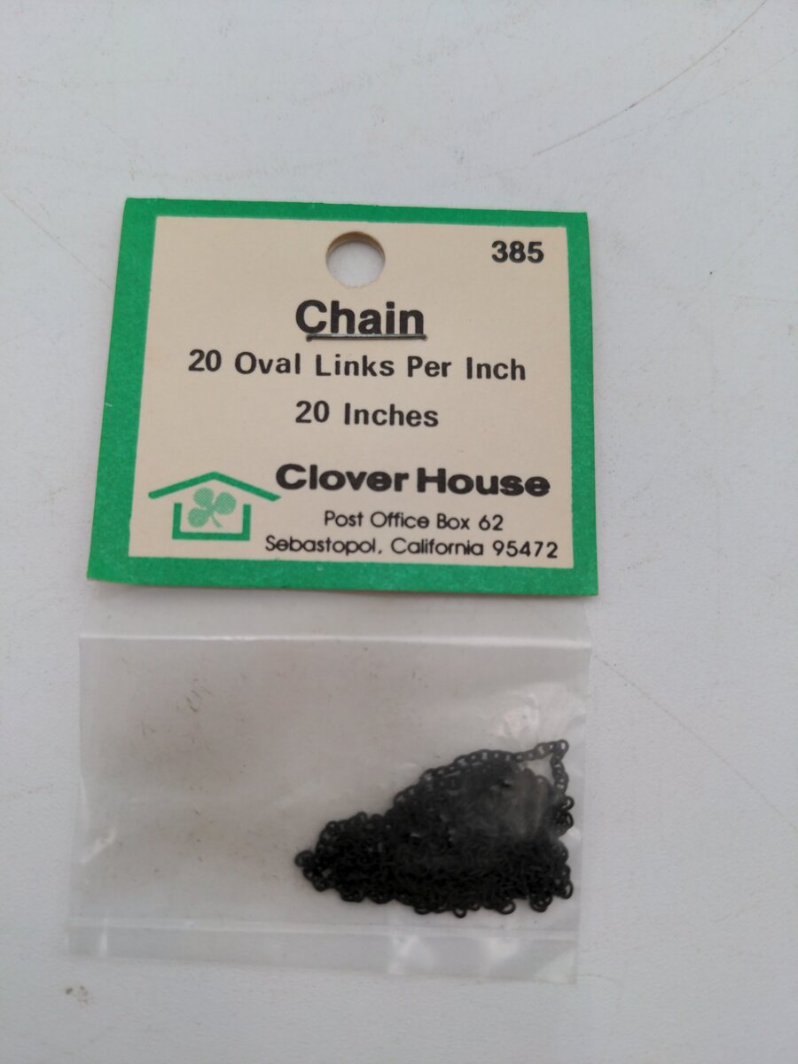 Clover House Chain 385 20 Oval Links Per Inch 20 Inches