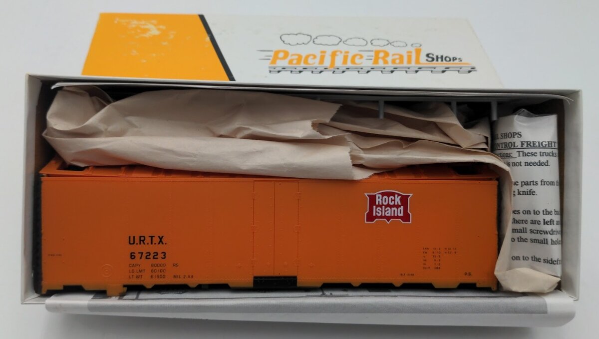 Pacific Rail 2304.2 S Scale URTX/Rock Island Steel Ice Reefer # 67223 Kit