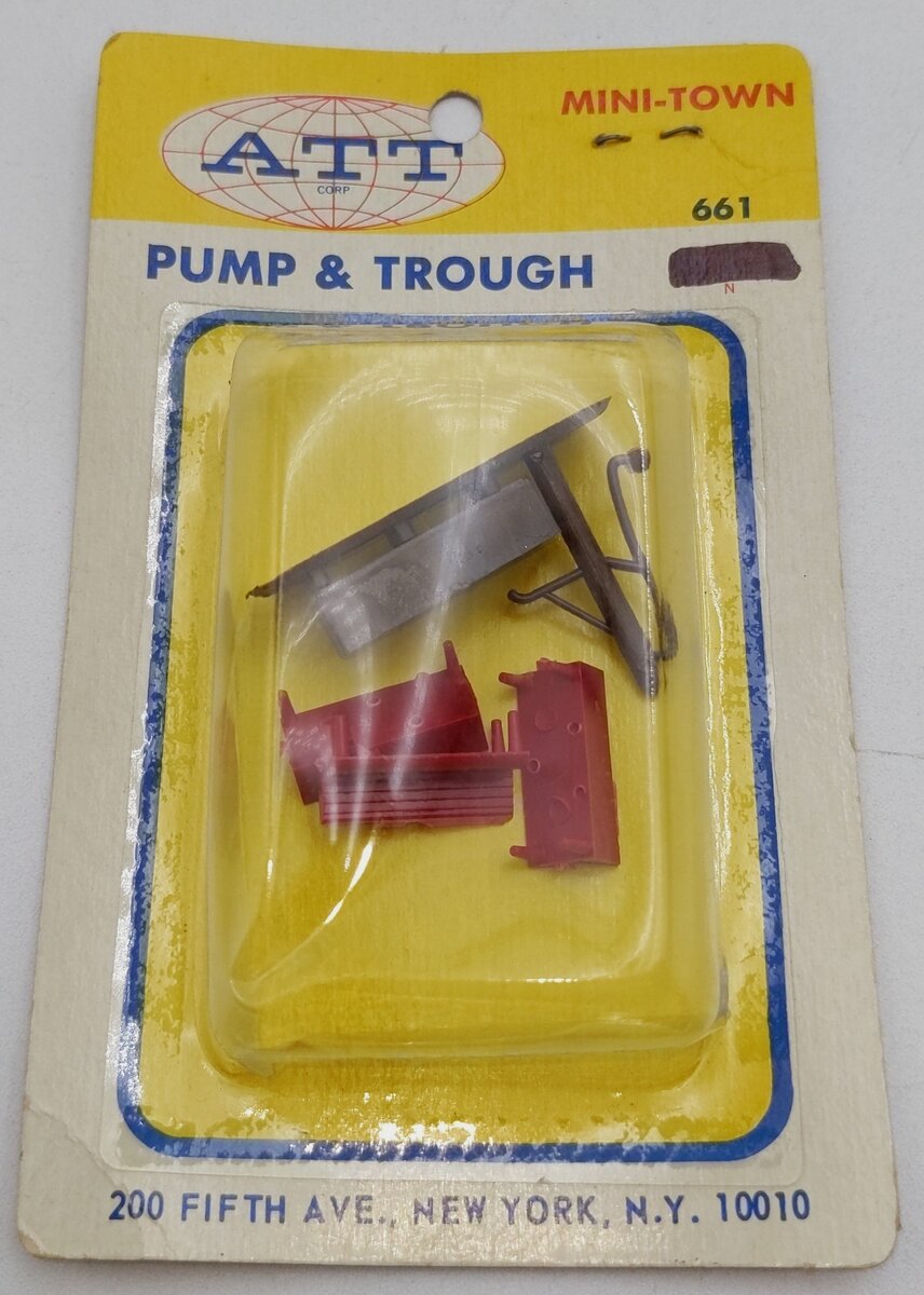 ATT 661 N Scale Pump and Trough