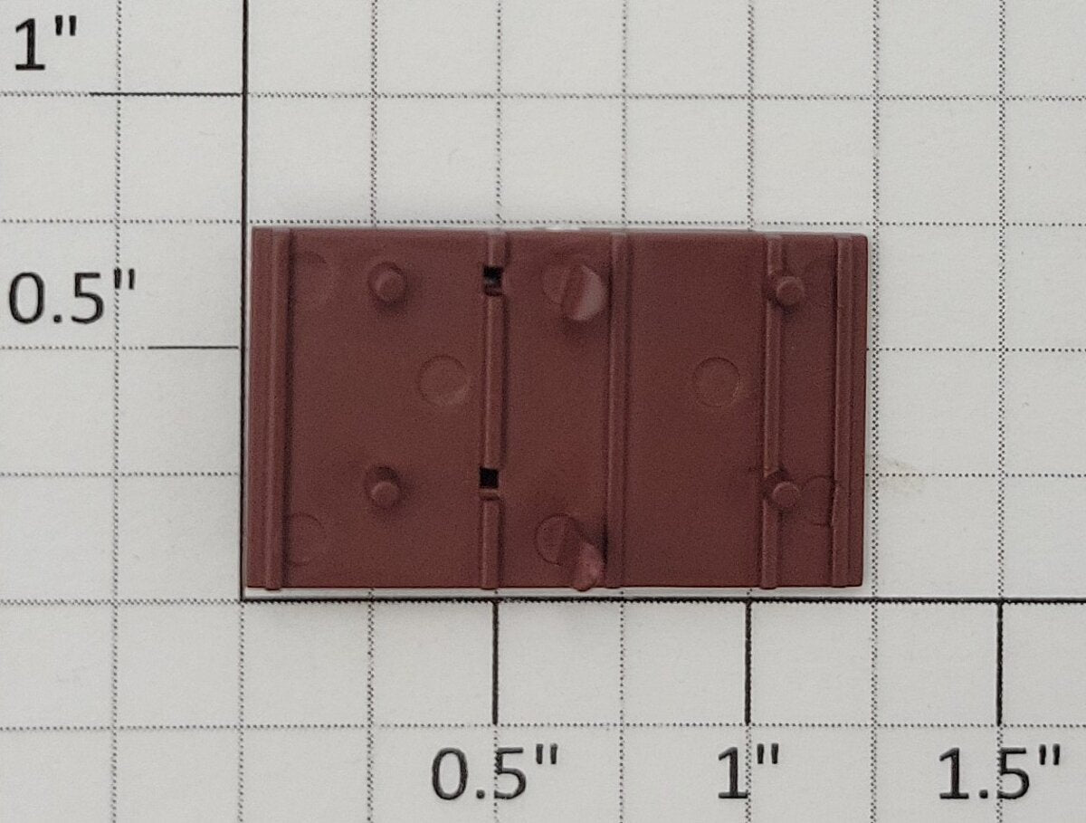 S-Helper 656-05-02-BR Brown Plastic Left Hatch Base - Version 2