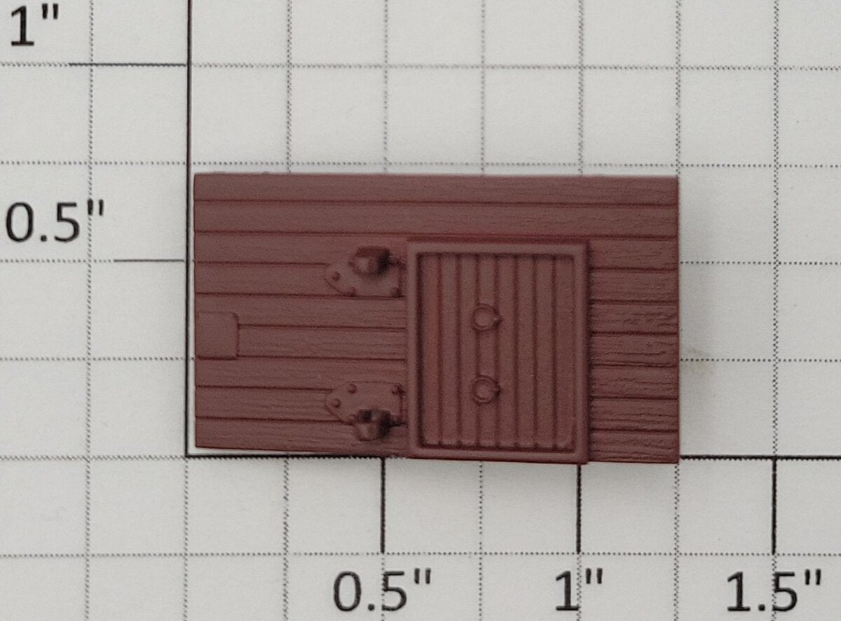 S-Helper 656-05-02-BR Brown Plastic Left Hatch Base - Version 2