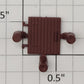 S-Helper 656-05-03-BR Brown Plastic Ice Hatch