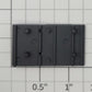 S-Helper 656-05-02-GY Dark Gray Plastic Left Hatch Base - Version 2