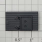 S-Helper 656-05-02-GY Dark Gray Plastic Left Hatch Base - Version 2