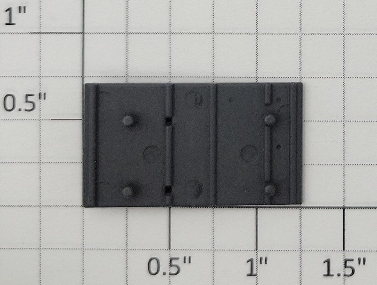S-Helper 656-05-01-GY Dark Gray Plastic Right Hatch Base - Version 2