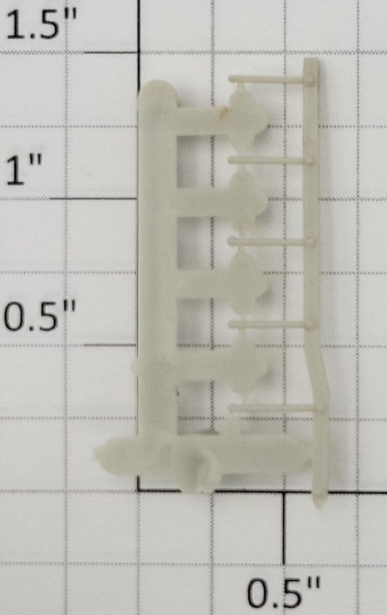 S-Helper 651-07-03 Unpainted PS-2 Hopper End Ladder
