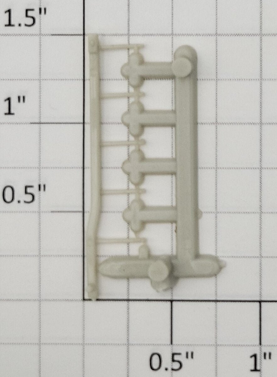 S-Helper 651-07-03 Unpainted PS-2 Hopper End Ladder