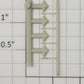S-Helper 651-07-04 Unpainted PS-2 Hopper Side Ladder