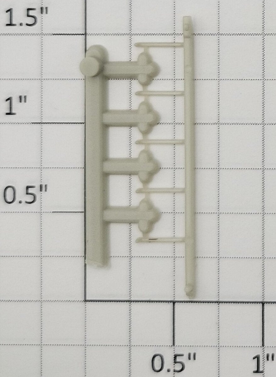 S-Helper 651-07-04 Unpainted PS-2 Hopper Side Ladder
