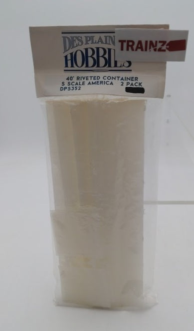 Des Plaines Hobbies DP352 S Scale America 40' Riveted Container Plastic Kit