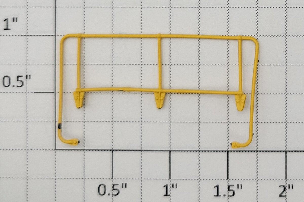 S-Helper 653-12-01-CNJY Switcher Standard Yellow End Railing