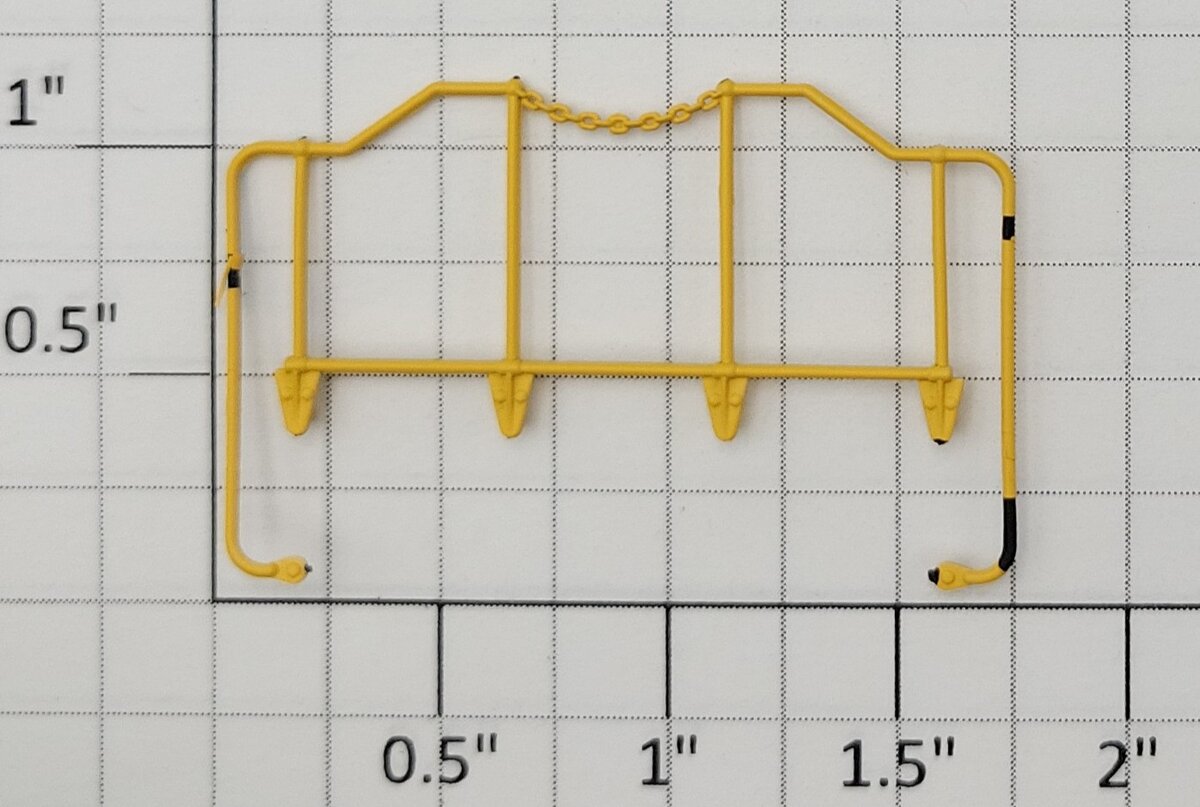 S-Helper 653-12-02-CNJY Switcher Multi Unit Yellow End Railing