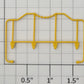 S-Helper 653-12-02-LVY Switcher Multi Unit Yellow End Railing