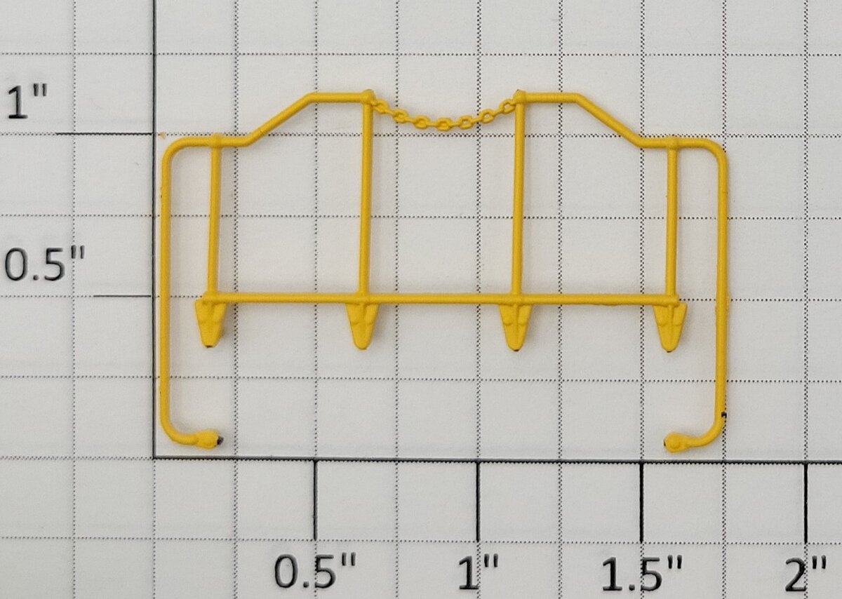S-Helper 653-12-02-LVY Switcher Multi Unit Yellow End Railing