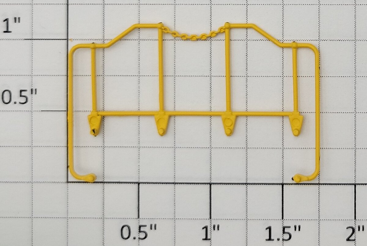 S-Helper 653-12-02-LVY Switcher Multi Unit Yellow End Railing
