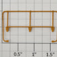 S-Helper 653-12-01-HG Switcher Standard Harvest Gold End Railing