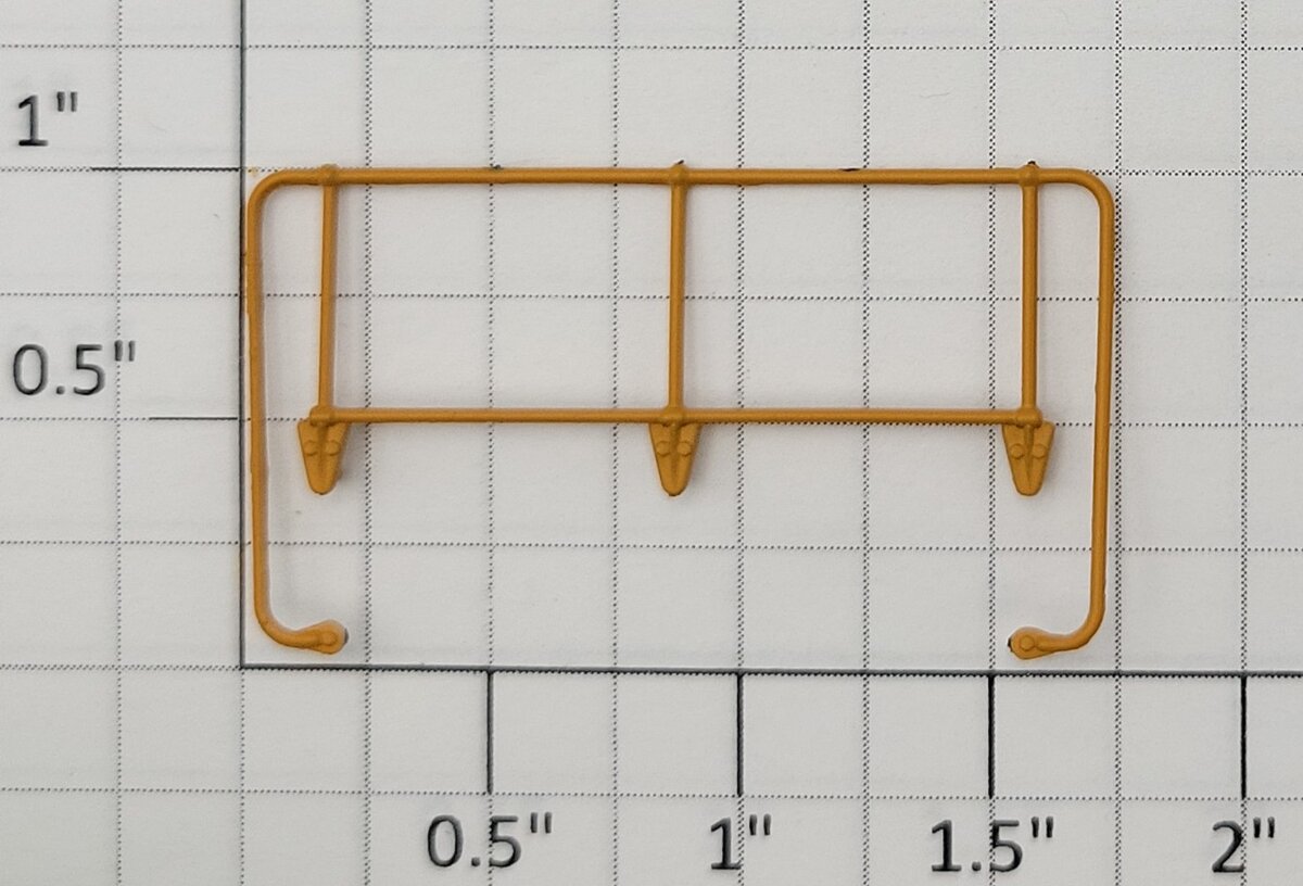 S-Helper 653-12-01-HG Switcher Standard Harvest Gold End Railing