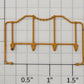 S-Helper 653-12-02-HG Switcher Multi Unit Harvest Gold End Railing