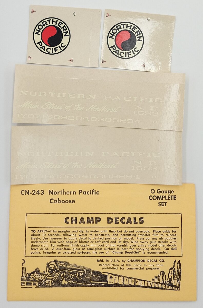 Acme 8-433 Assorted Envelopes of Champ Decals-Incomplete (Set of 11)