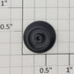 American Flyer PA9990 Black Plastic Truck Wheel