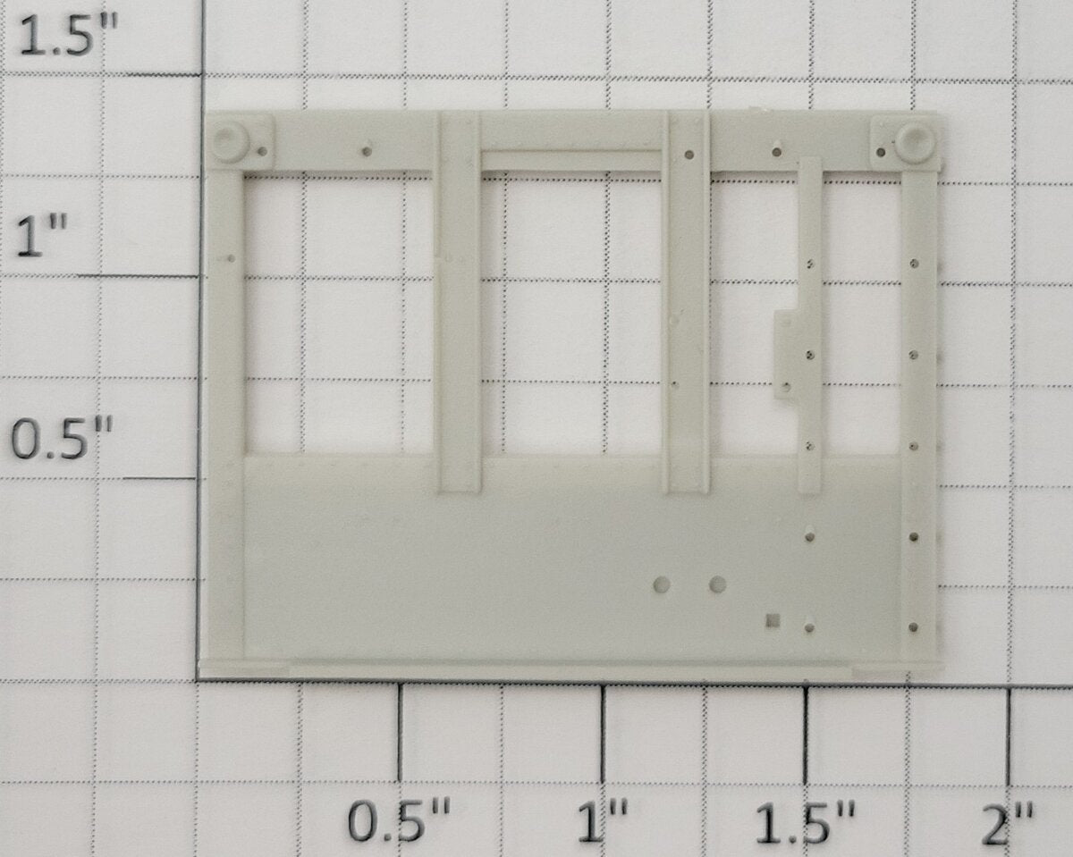 S-Helper 1278-HB-END Unpainted Plastic Hopper Body B End