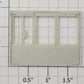 S-Helper 1278-HB-END Unpainted Plastic Hopper Body B End