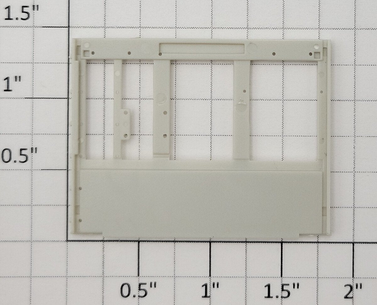 S-Helper 1278-HB-END Unpainted Plastic Hopper Body B End
