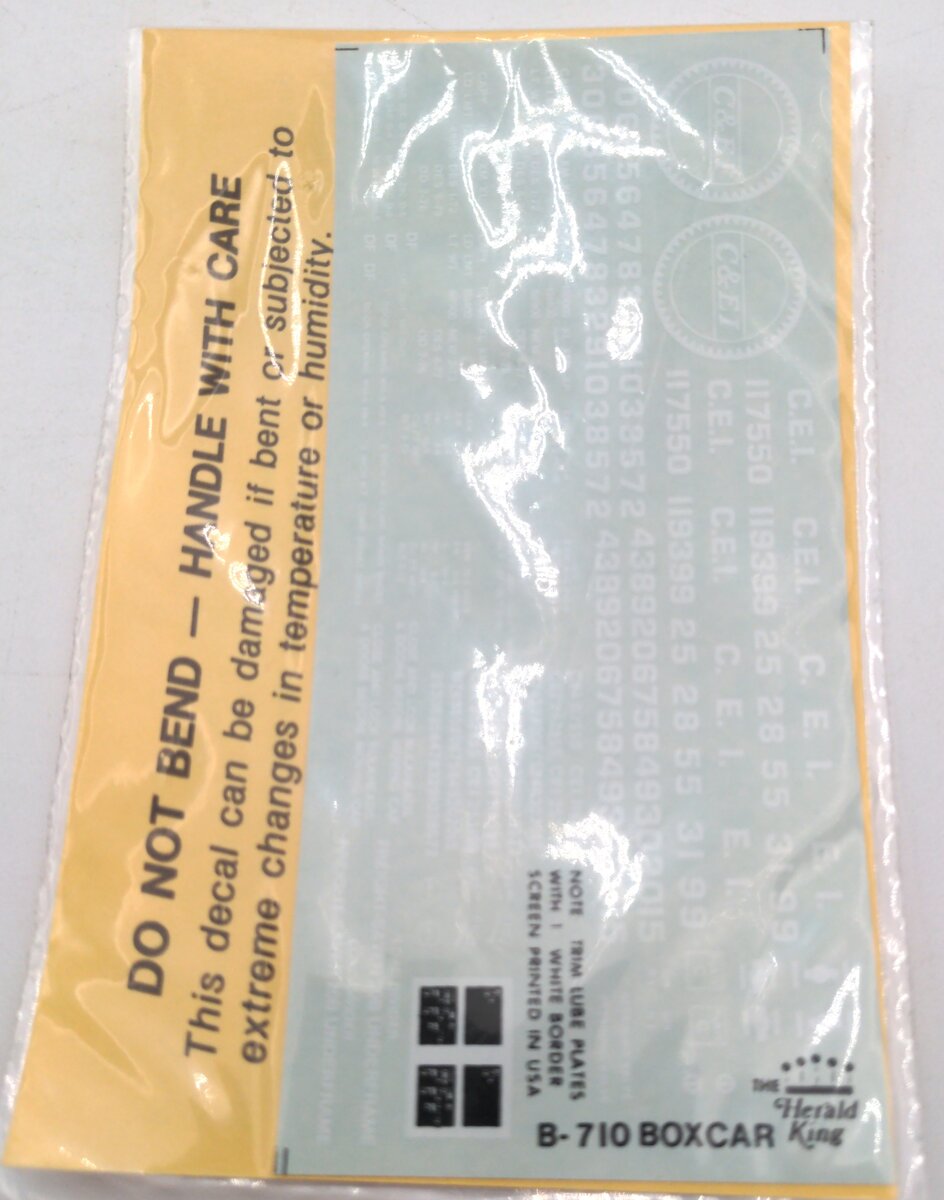 Herald King B-710 C & EI Decal