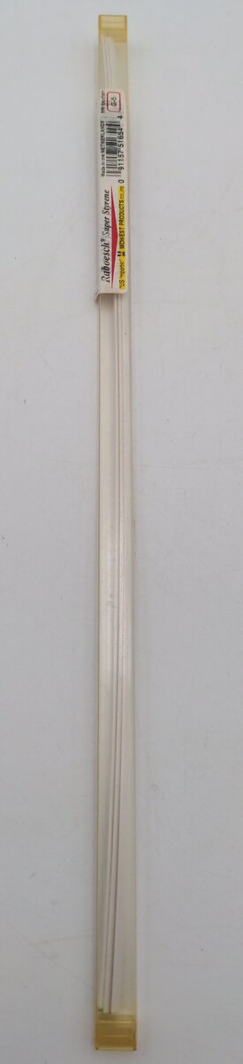 Midwest Products 516-54 Raboesch Super Styrene Angle A=B .118"x.118" / 3.0x3.0mm