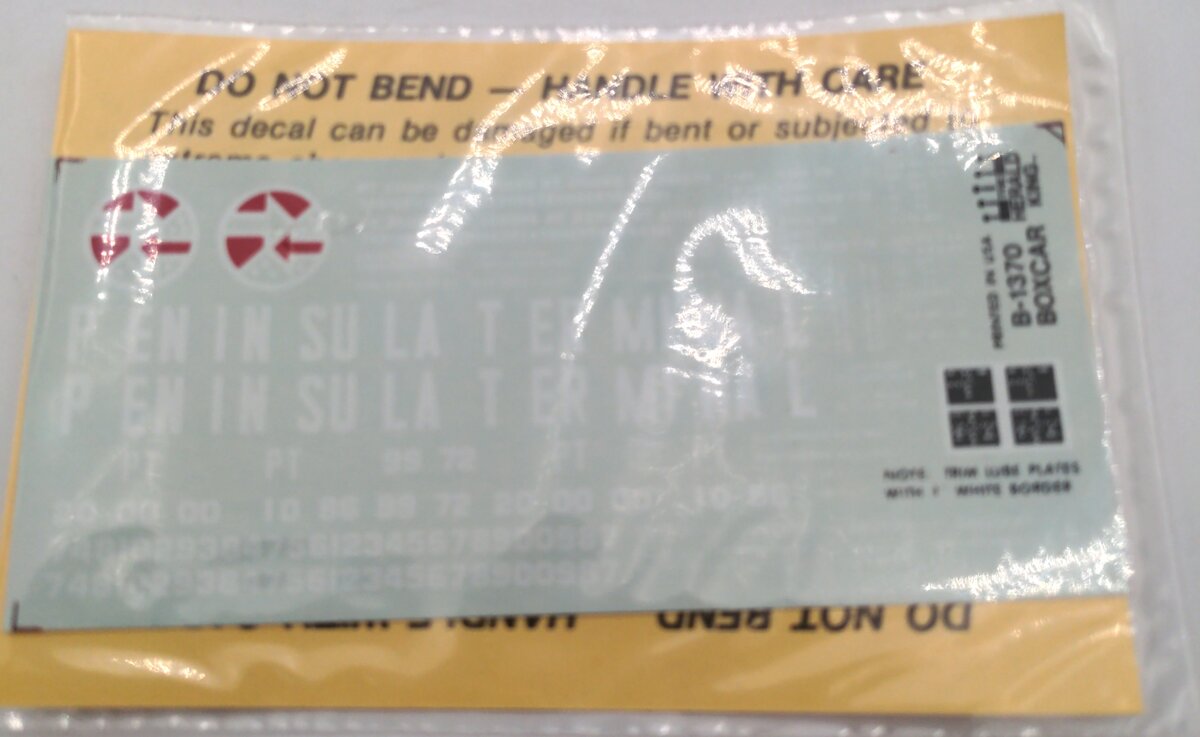 The Herald King B-1370 Peninsula Terminal Decal