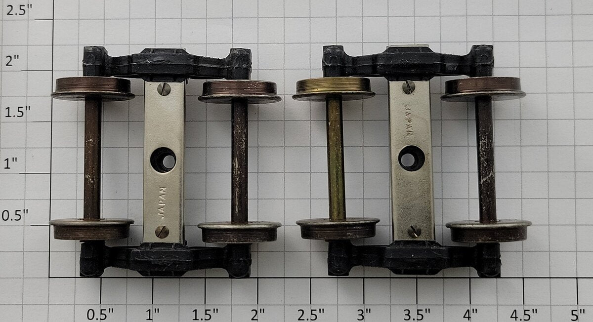 KTM U-60 Sprung 2-Rail Bettendorf Leaf Spring Truck Set (Pair of 2)