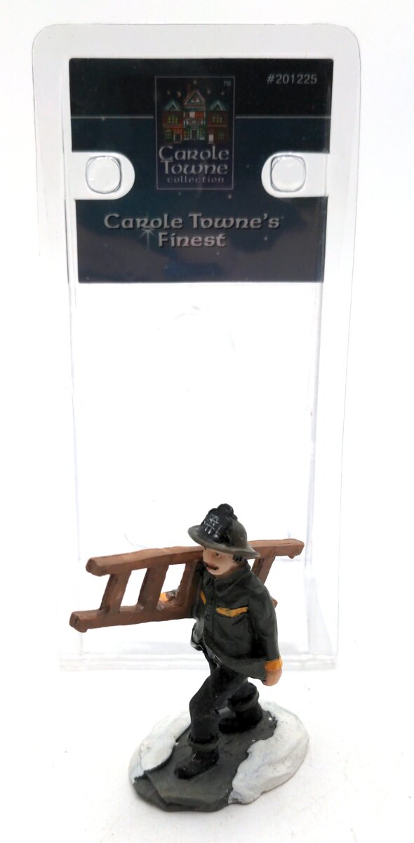Lowes Carole Towne 201225 Fireman Carrying Ladder Figure