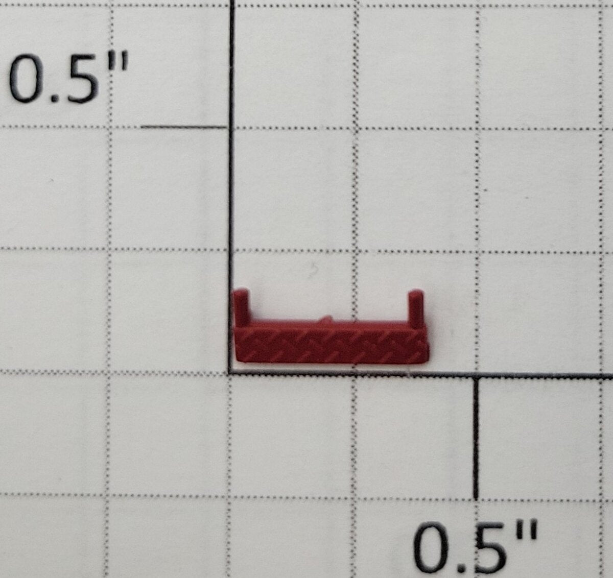S-Helper 653-08-09-FEC Switcher Red Rear Cab Ladder / Step