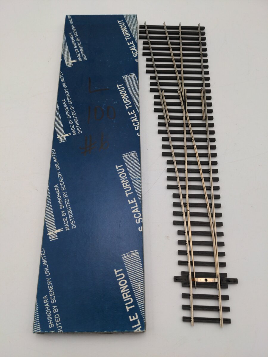 Shinohara Track L 100 #6 L/H S Scale Single Track
