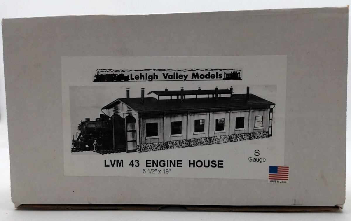 Lehigh Valley Models LVM43 S Scale Engine House