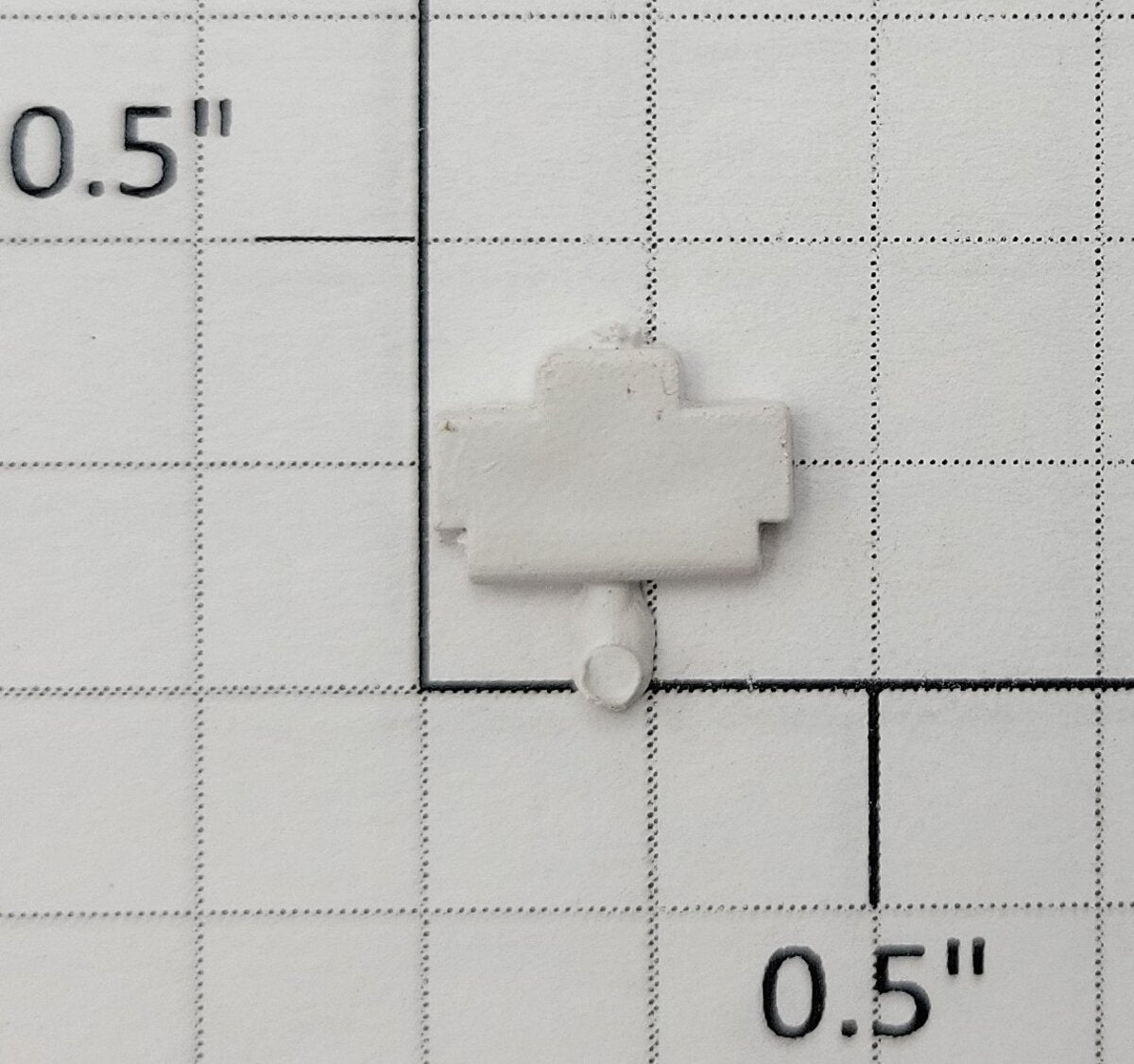 S-Helper 653-08-08-CR Switcher White Step Support
